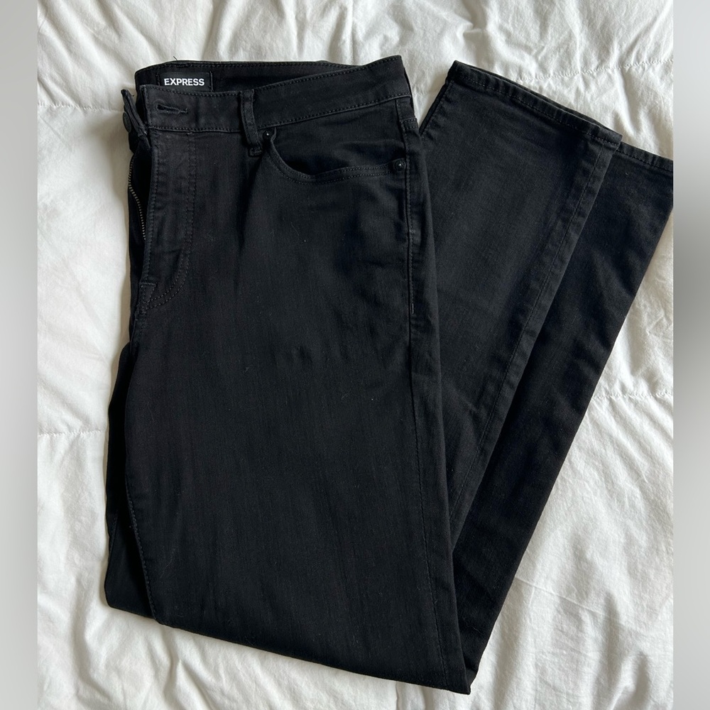 Express Jet Black Jeans